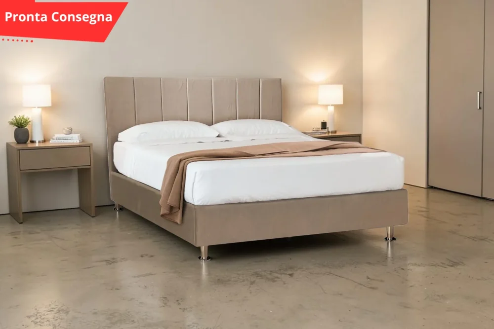 Letto matrimoniale Astra con contenitore Pronta consegna