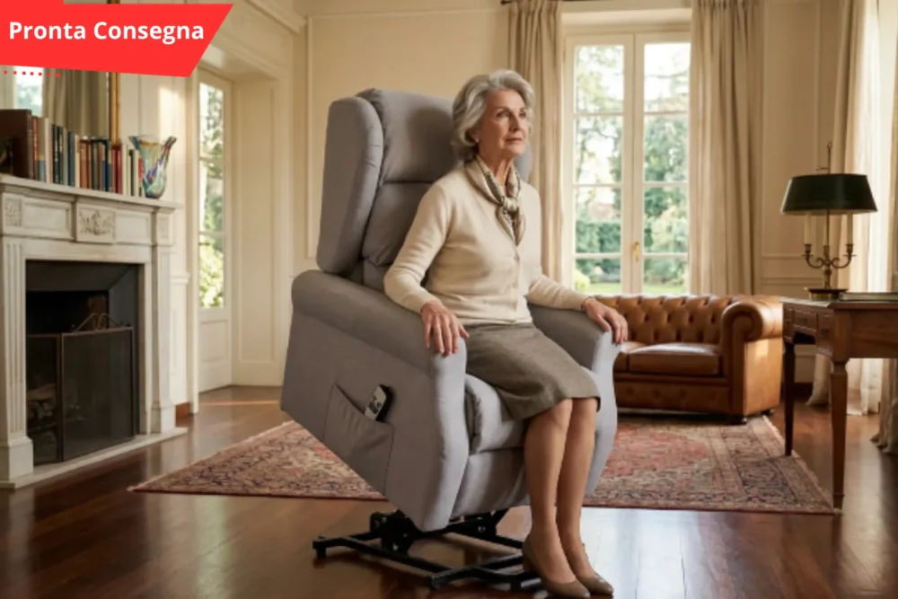 Poltrona Relax 2motori alza persona Margò pronta consegna