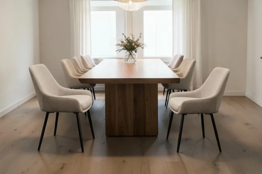 Sedia Aura tessuto Beige