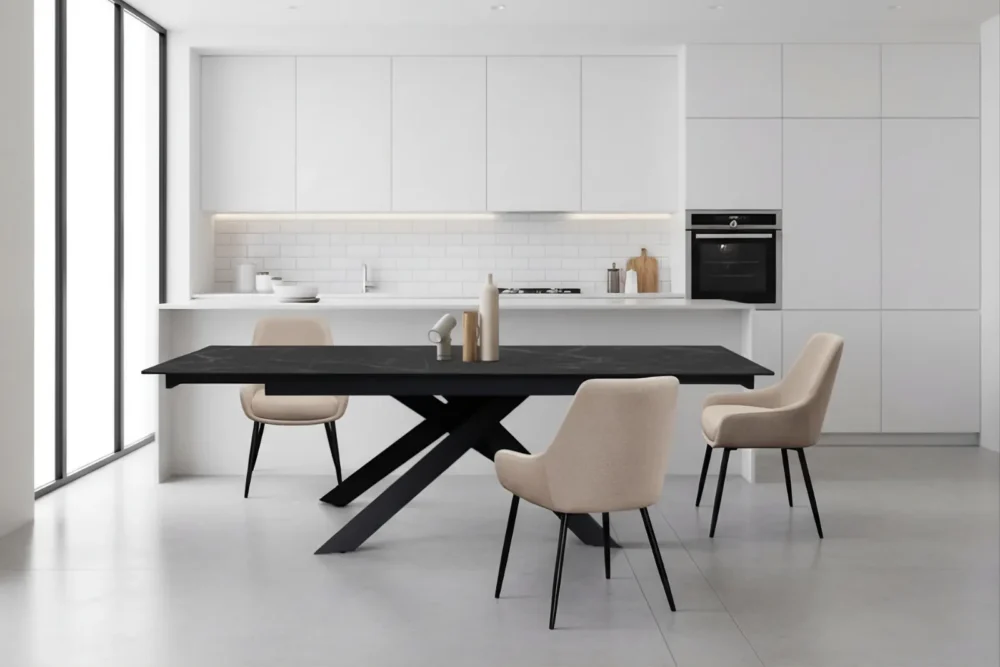 Tavolo allungabile in ceramica Clarissa da 160 a 240
